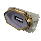 Modulo USB 2a - Novara Prata Gold